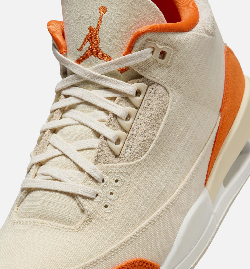 Air Jordan 3 Retro Starfish Women's Shoes - Sand/Orange