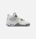 Air Jordan 4 Retro Blue Chill Kids' Shoes - Grey/Ice Blue