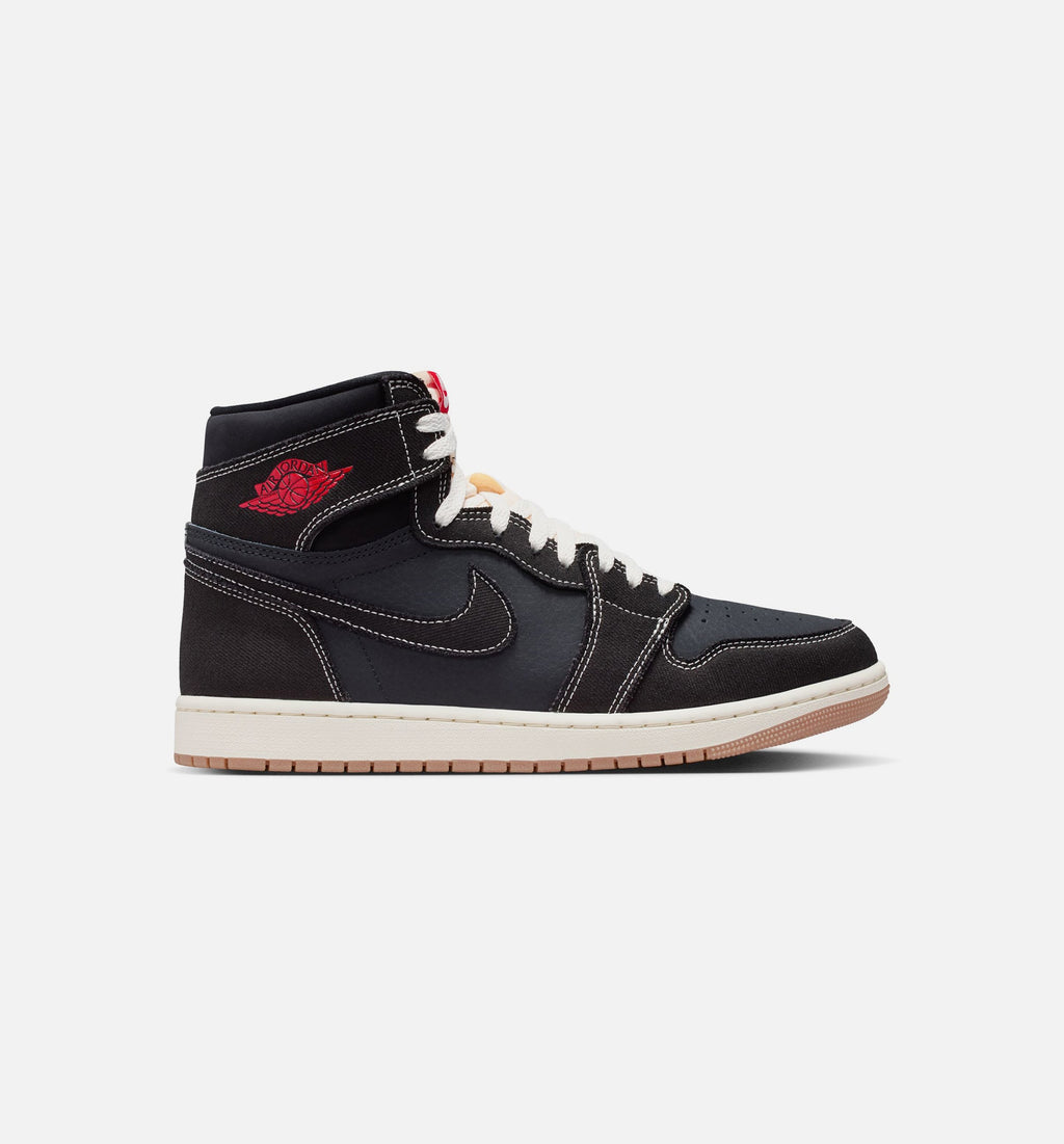 Air Jordan 1 Retro High OG Flight Club Men's Shoes - Black/Red/Gum