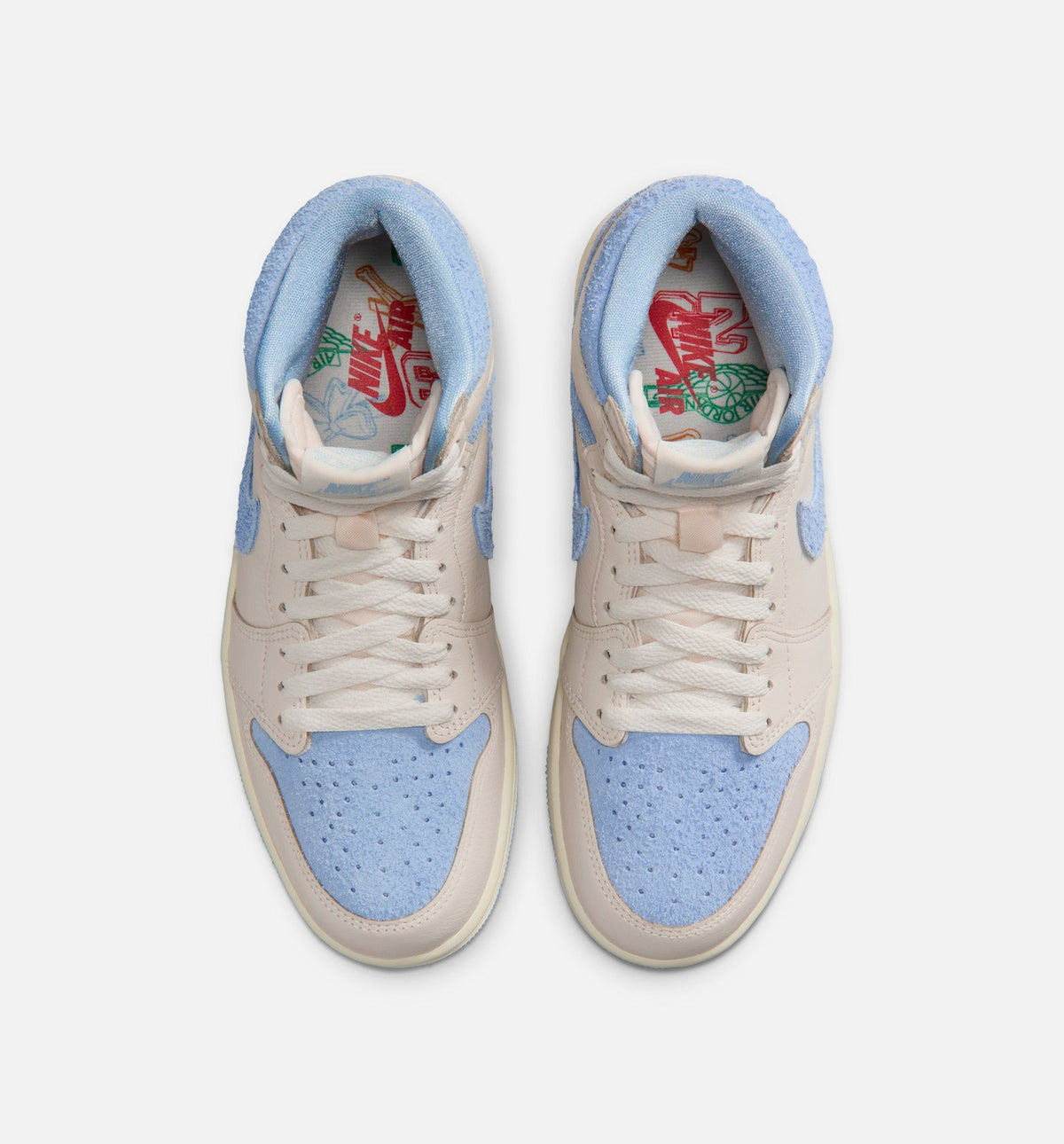 Air Jordan 1 Retro High OG Psychic Blue Women's Shoes - Ivory/Blue