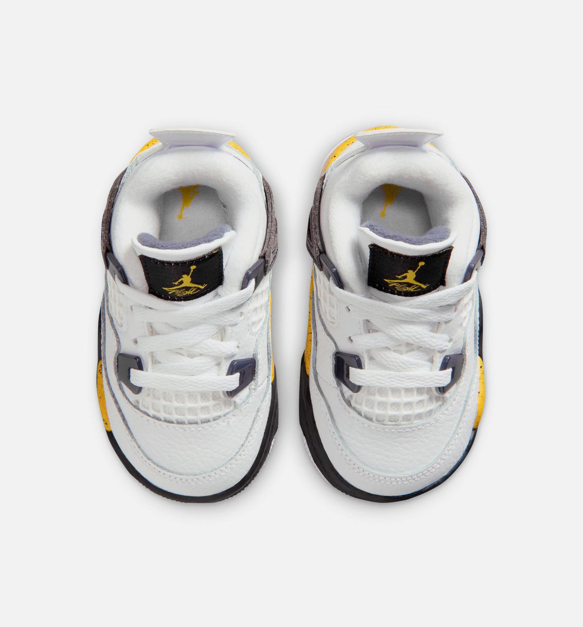 Air Jordan 4 Retro Rare Air Tour Yellow Baby & Toddler Shoes - White/Yellow/Grey
