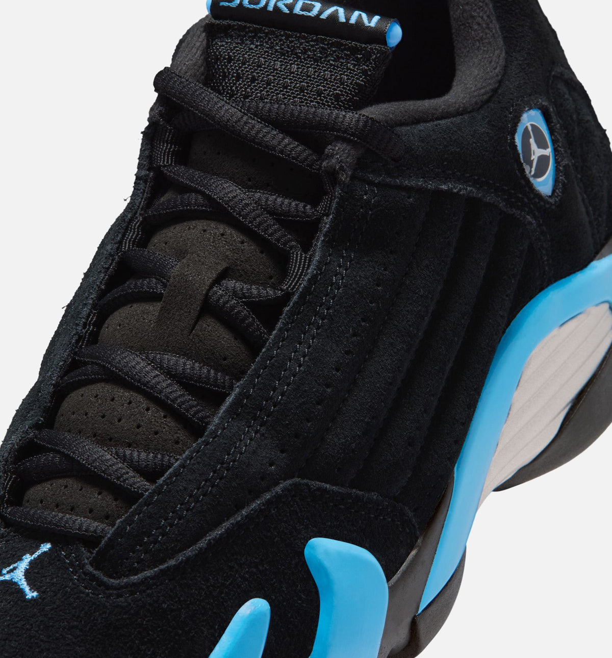 Air Jordan 14 Retro Black University Blue Kids' Shoes - Black/Blue
