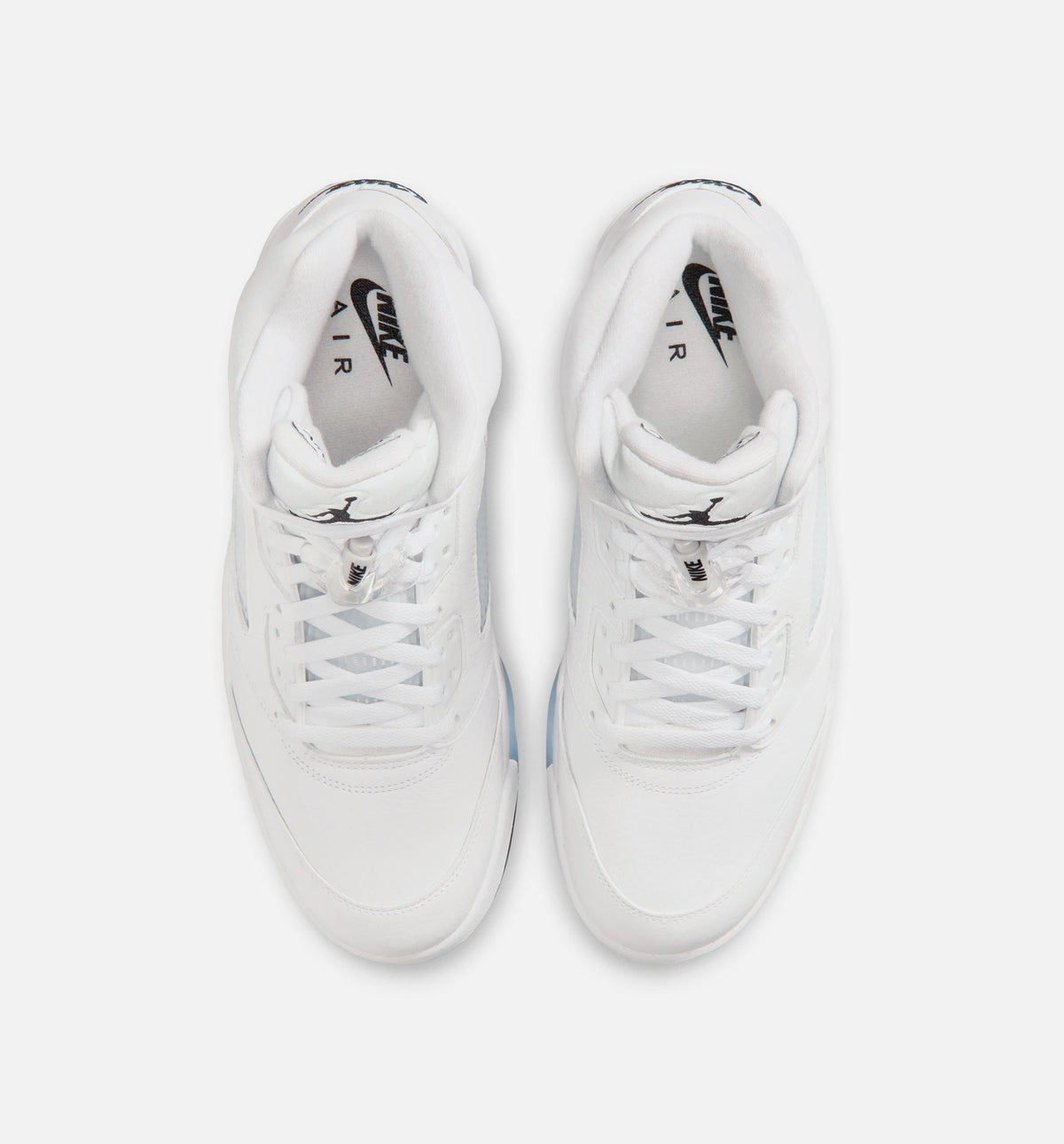 Air Jordan 5 Retro OG White Metallic Men's Shoes - White/Silver
