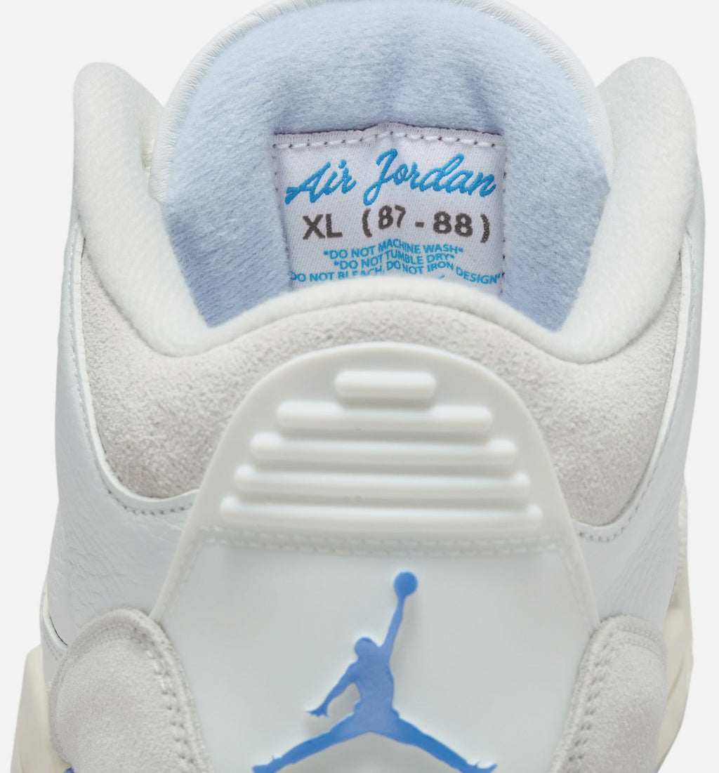 Air Jordan 3 Retro Lucky Shorts Men's Shoes - White/Light Blue