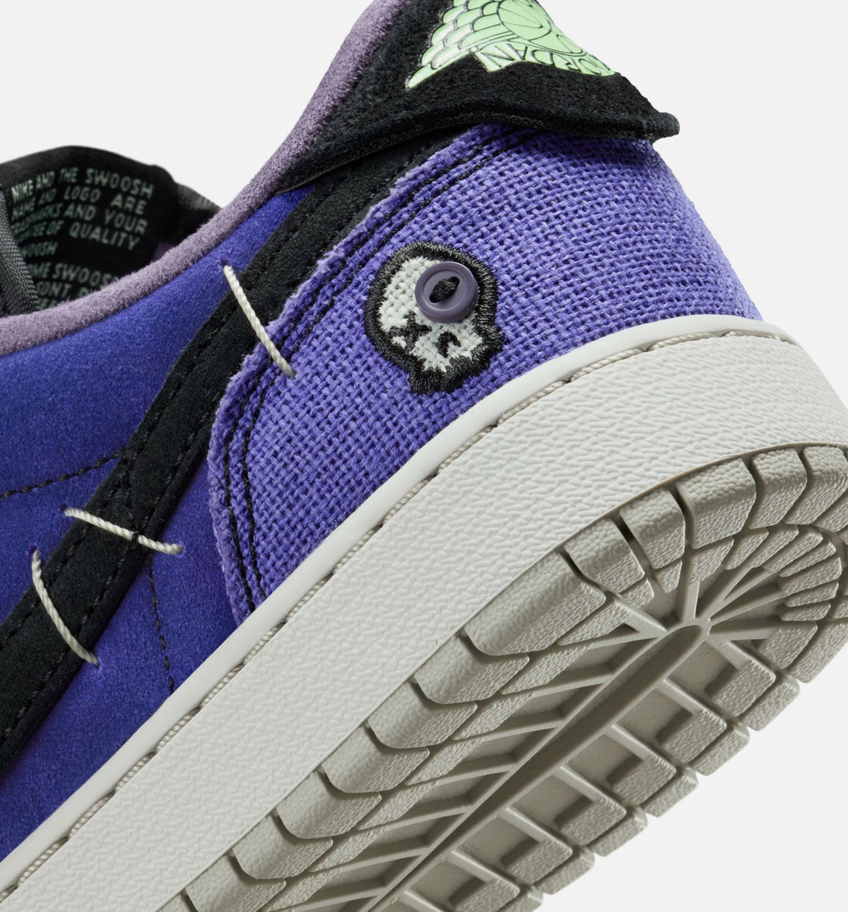 Air Jordan 1 Low OG Regency Purple Kids' Shoes - Purple/Dark Raisin/Vapor Green