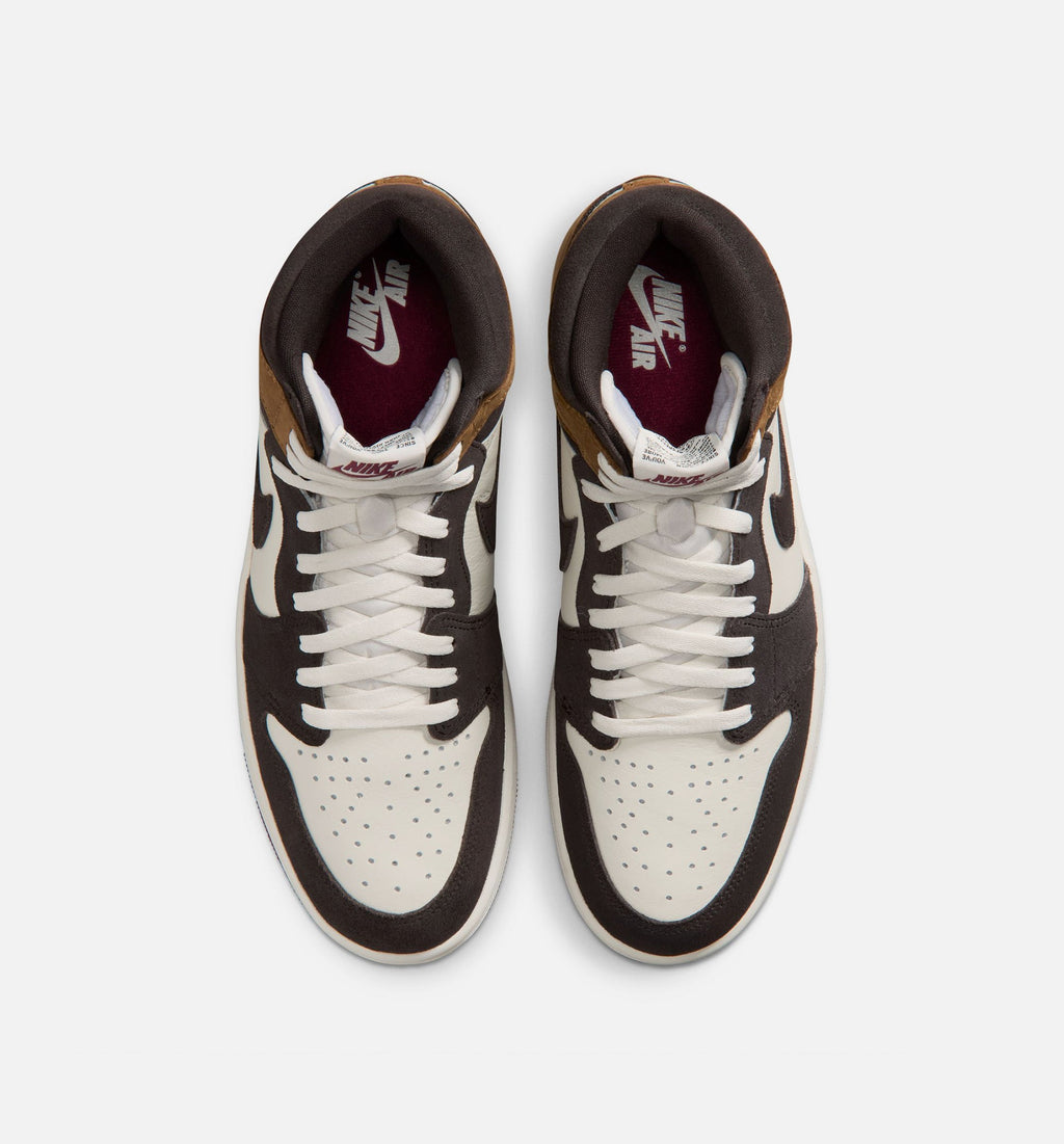 Air Jordan 1 Retro High OG Love Letter Men's Shoes - Brown/Red/Tan