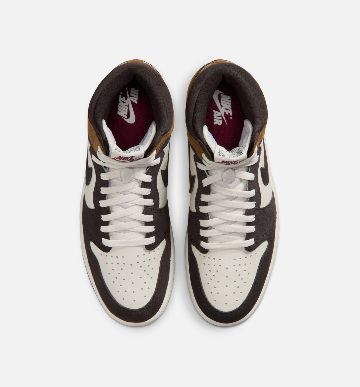 Air Jordan 1 Retro High OG Love Letter Men's Shoes - Brown/Red/Tan