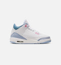 Air Jordan 3 Retro Cobalt Bliss Kids' Shoes - White/Blue/Pink