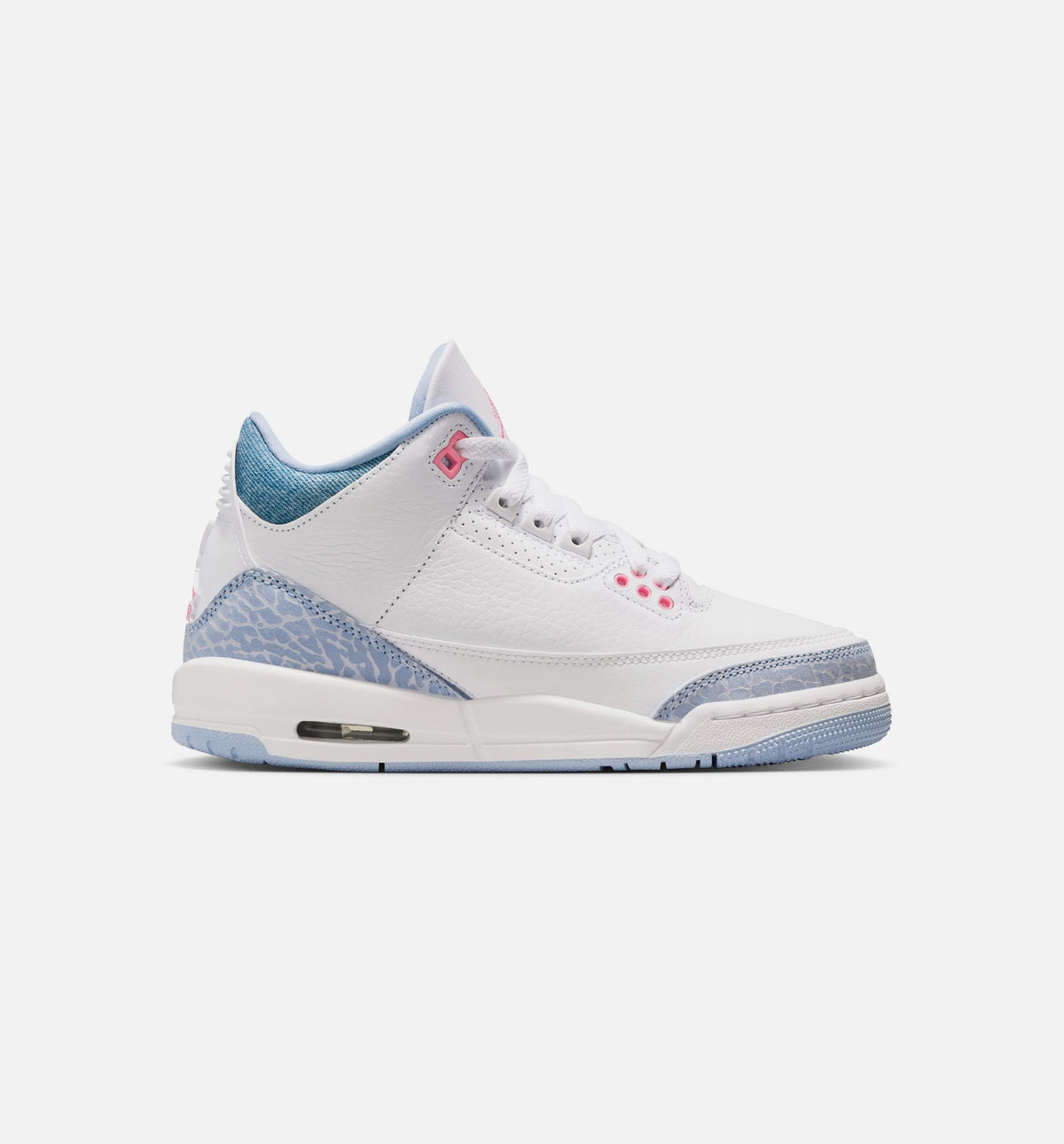 Air Jordan 3 Retro Cobalt Bliss Kids' Shoes - White/Blue/Pink