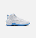 Air Jordan 12 Retro White and University Blue Men's Shoes - White/Blue