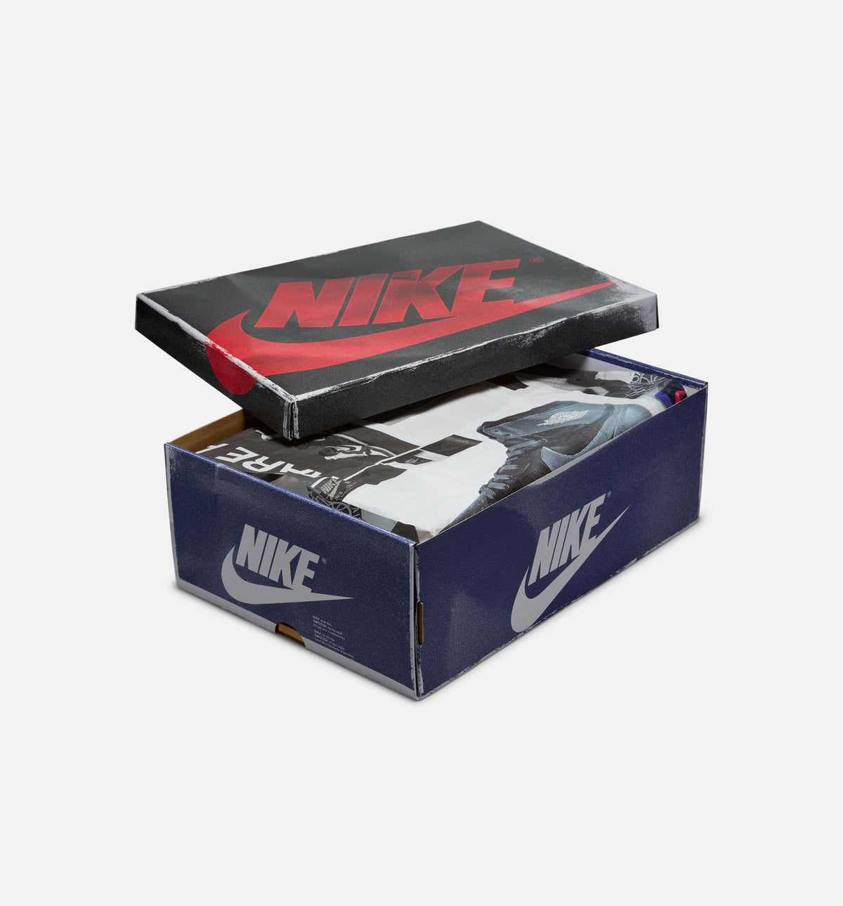Air Jordan 1 Retro High OG Rare Air Royal Men's Shoes - White/Black/Blue