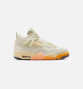 Air Jordan 4 Retro Birds of Paradise Women's Shoes - Cream/Gold/Mango
