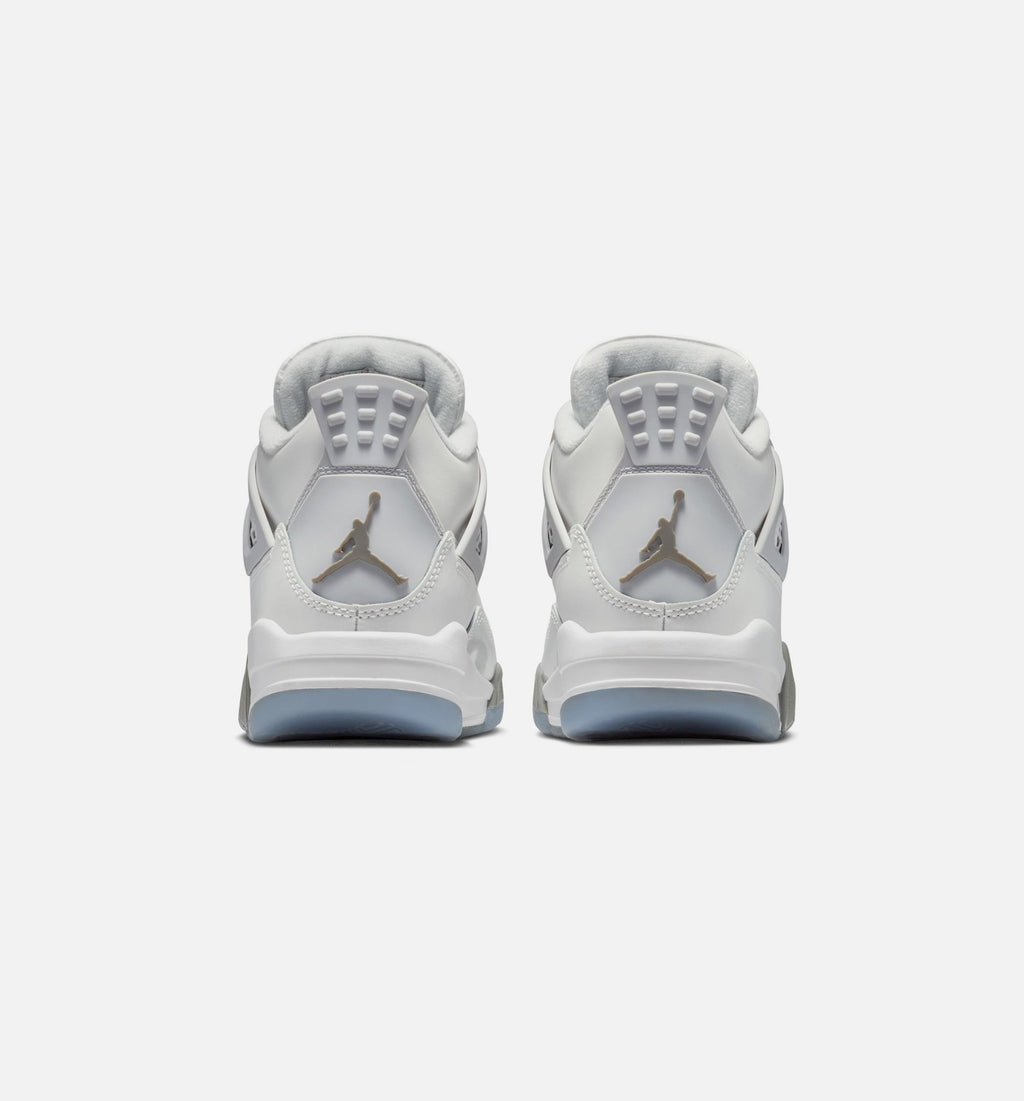 Air Jordan 4 Retro Blue Chill Kids' Shoes - Grey/Ice Blue