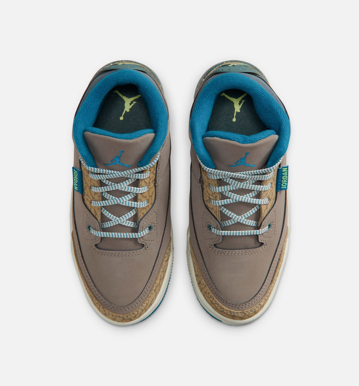 Air Jordan 3 Retro Olive Grey Preschool Shoes - Olive/Green/Khaki
