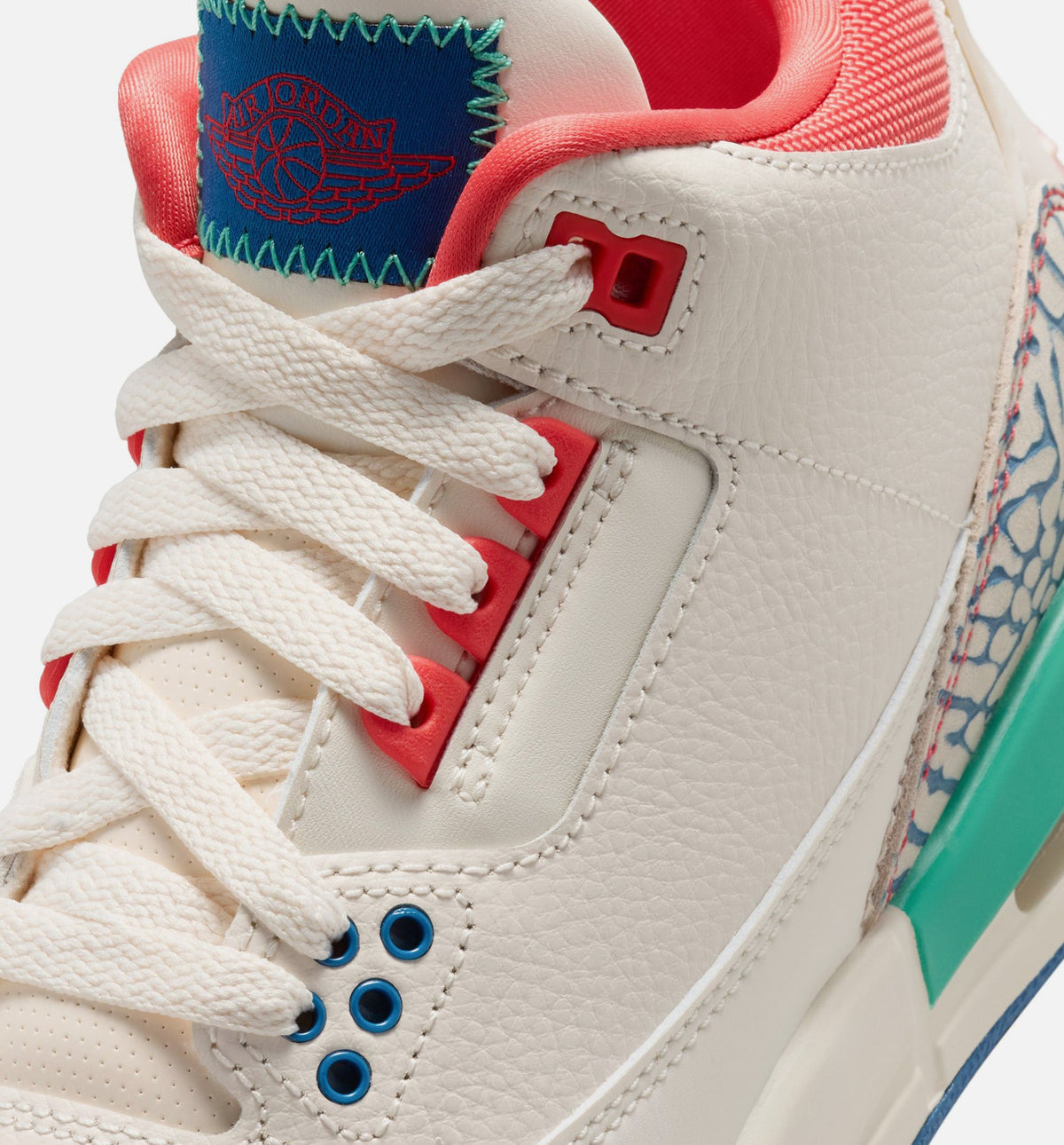 Air Jordan 3 Retro Play Your Way Kids' Shoes - Cream/Red/Blue/Green