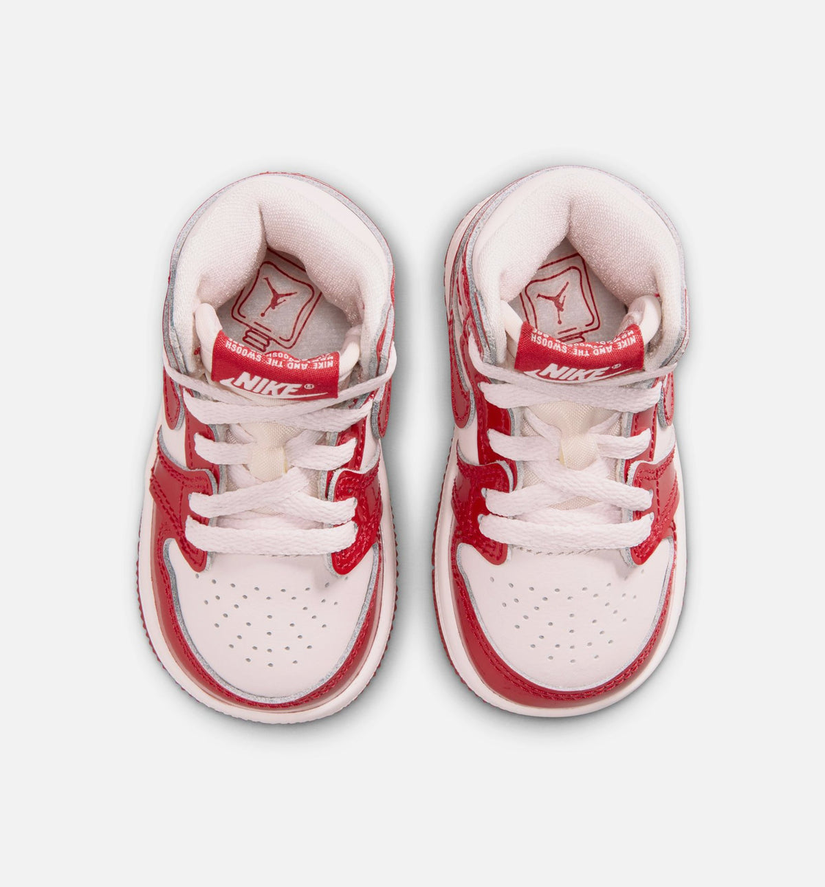 Air Jordan 1 Retro High OG Nails And Grails Baby & Toddler Shoes - Red/Silver