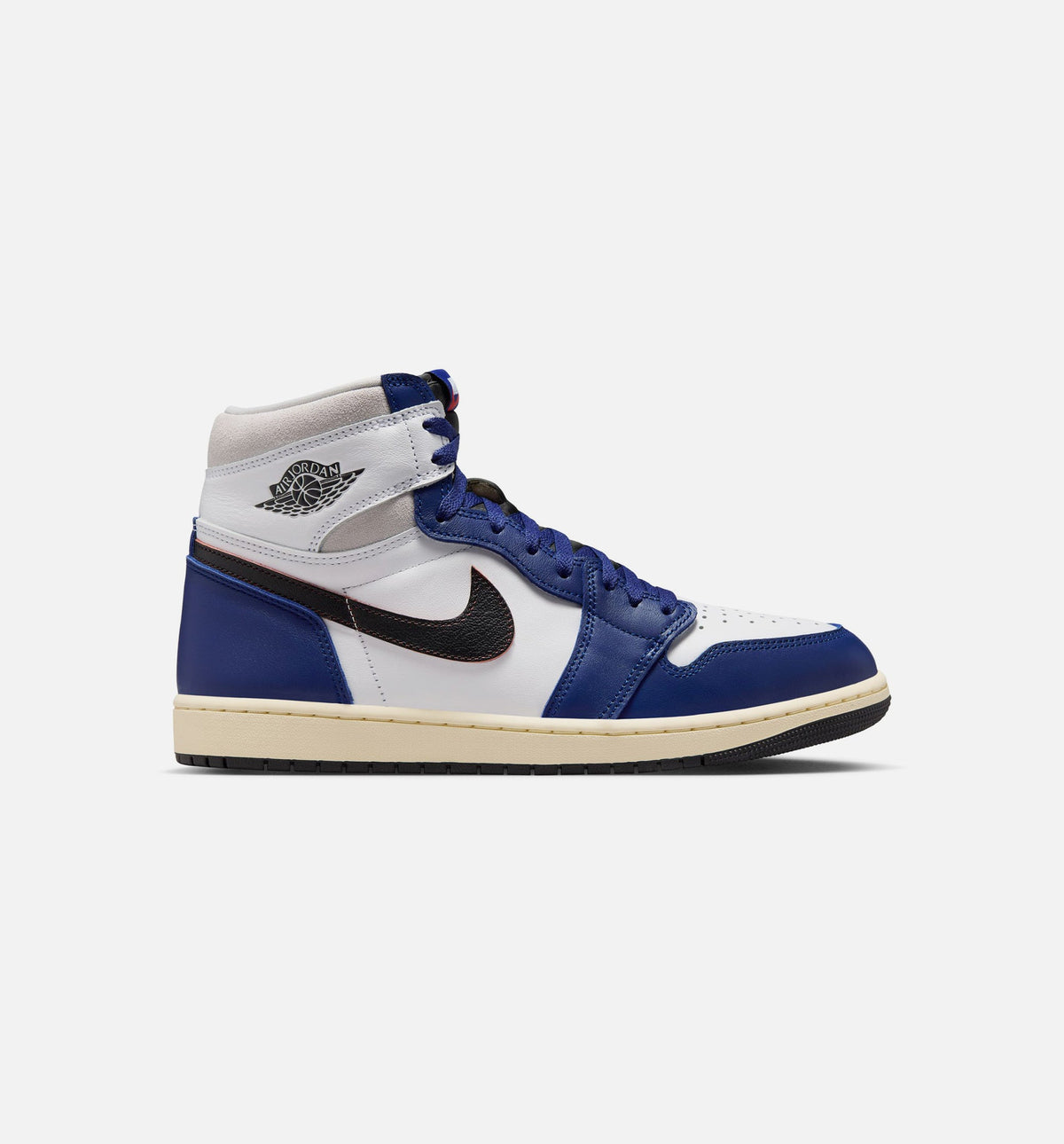 Air Jordan 1 Retro High OG Rare Air Royal Men's Shoes - White/Black/Blue